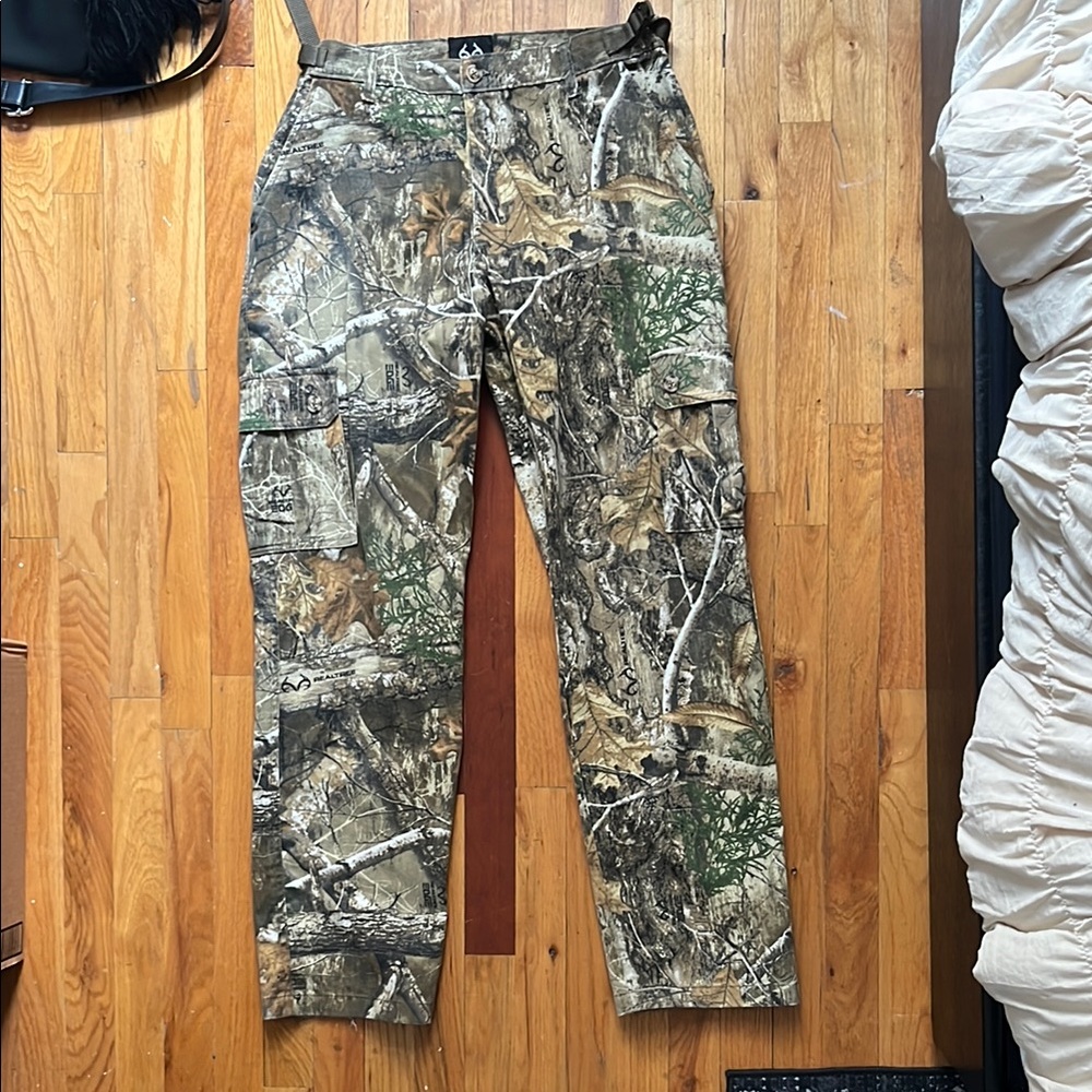 Camo real tree cargo pants